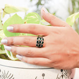 Hoor Ring for Women - Emerald