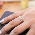 marcasite band ring