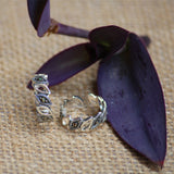 Pallavi Sterling Silver Toe Rings for Women with Marcasite