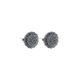 Silver Daisy Studs