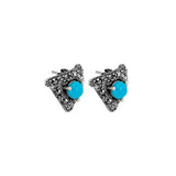 Aqua Trinity Studs