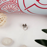 Knotted Ribbon Wired Nose Pin
