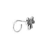 Knotted Ribbon Wired Nose Pin