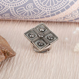 The Bold Four Diamond Shape Ring