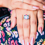 Dancing Rainbow Ring