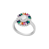 Dancing Rainbow Ring