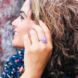 Teardrop Pink Ring