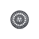 92.5 sterling silver oversized ring for women in oxidized finish
