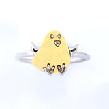 Chirpy Bird Toe Ring