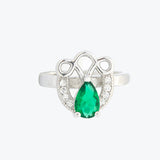 Eternity Green Toe Ring