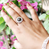 White Blossom 3 Piece Silver Set for Women