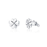 Silver Clover Cufflink