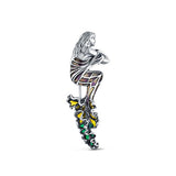 Vintage Chic 925 Sterling Silver Brooch/ Lapel Pin for Men