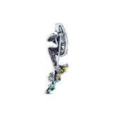 Vintage Chic 925 Sterling Silver Brooch/ Lapel Pin for Men