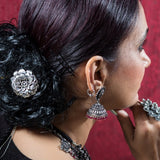 Aamodini Silver Juda Pin for Women