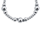 Galaxy Silver Bead Bracelet for Women