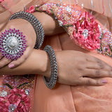 Noor Silver Kada for Women