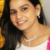 Manasi Silver 3-piece for Women with Zirconia