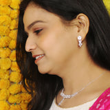 Manasi Silver 3-piece for Women with Zirconia