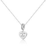 My Beautiful Wife Charm Silver Pendant Chain Set