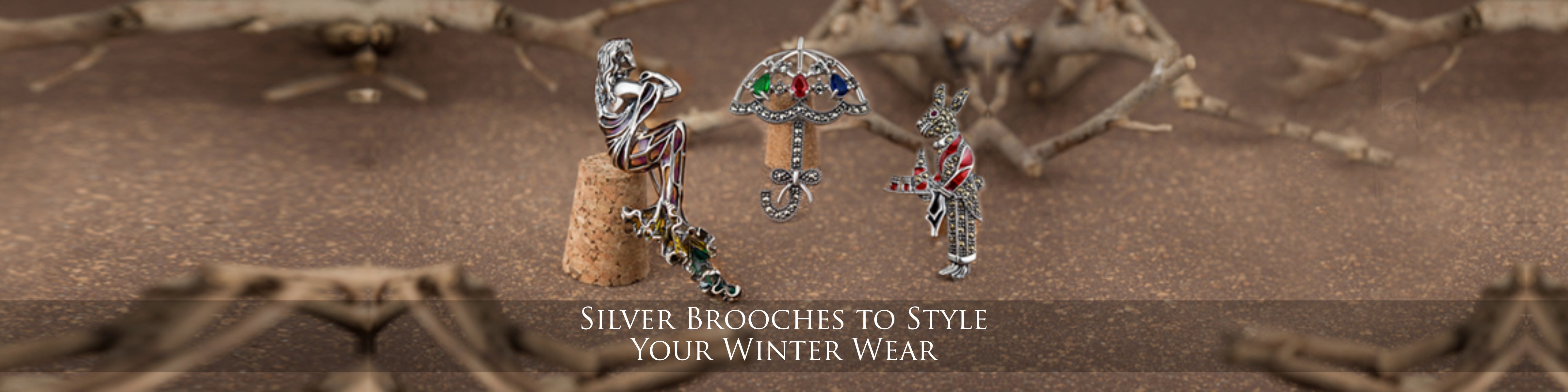 Silver Brooches to Style Your Winter Wear