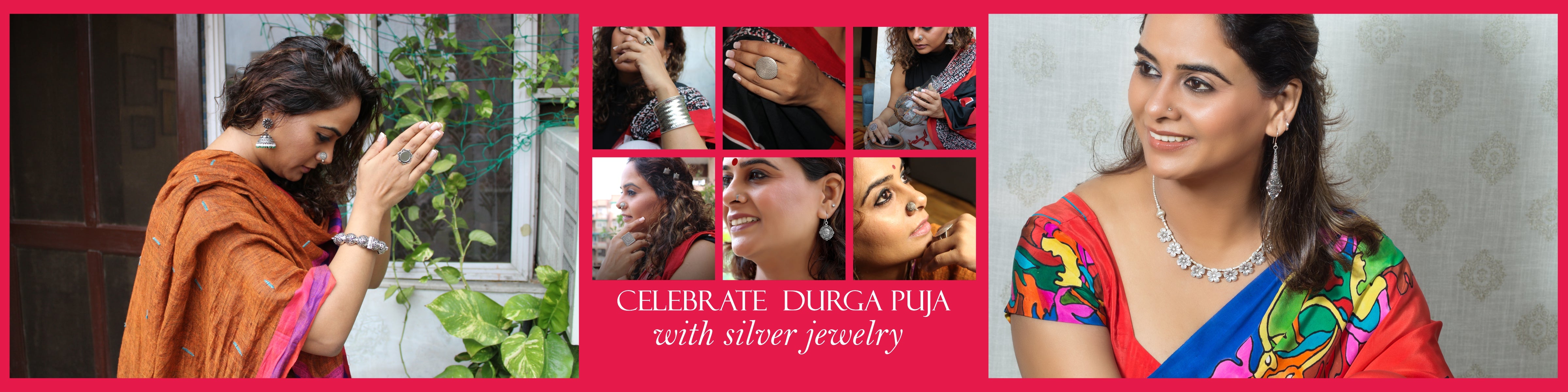 Celebrate Durga Puja with Silver Jewellery from Raajraani: Embracing Tradition and Elegance