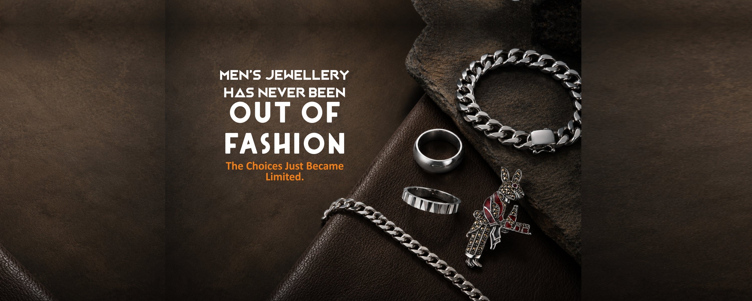 Men's Jewellery Has Never Been Out of Fashion. The Choices Just Became Limited.