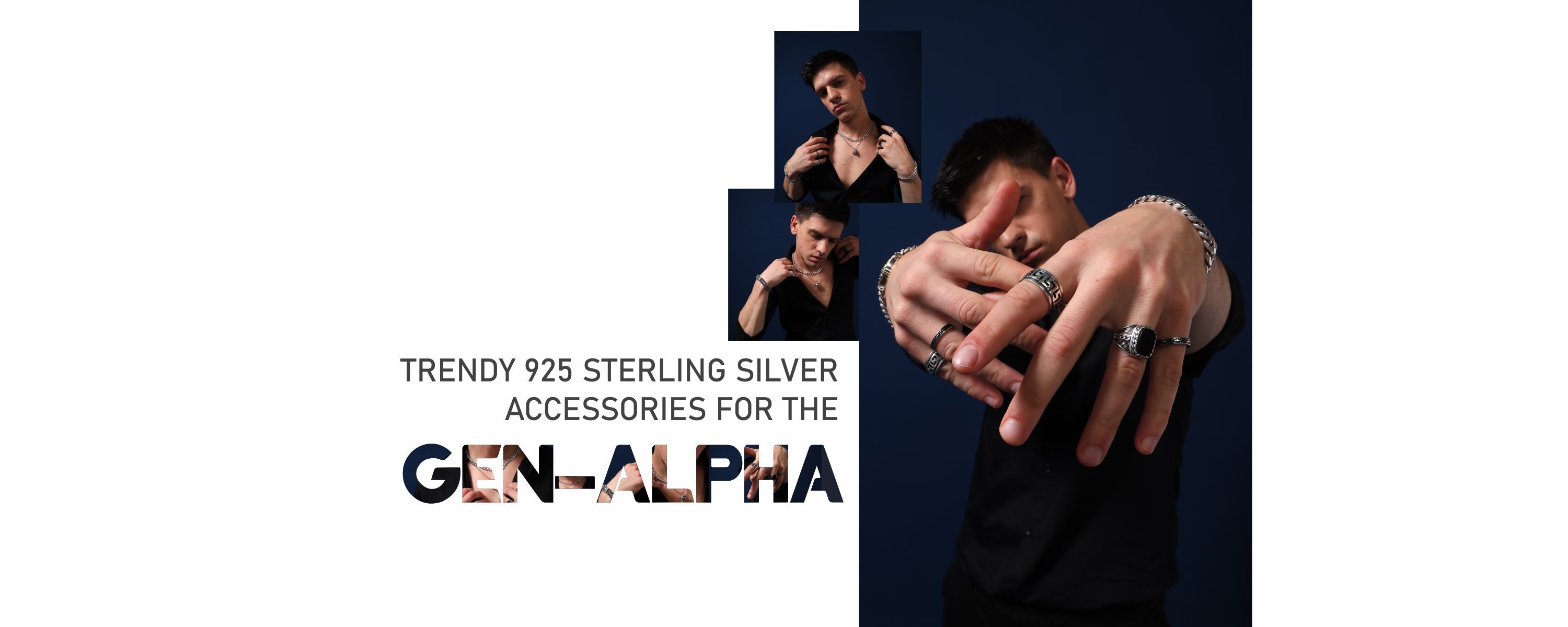 Raajraani Men’s Jewelry: Trendy 925 Sterling Silver Accessories for the Alpha Generation