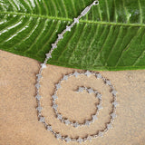 Lucky Bloom 925 Sterling Silver Oxidised Necklace
