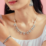 Upvan Sterling Silver Necklace for Women