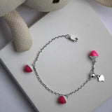 Pink Nutty Nut Sterling Silver Bracelet for Babies