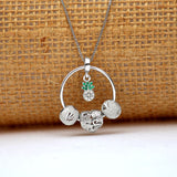 Heart in Island silver Pendant Chain Set