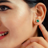 Green Mood 925 Sterling Silver Silver 4-piece Sets for Women