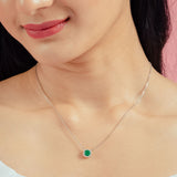 Green Mood 925 Sterling Silver Silver 4-piece Sets for Women