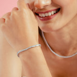 Sparkling Bliss Bracelet for Women with Zirconias
