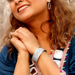 silver kada adjustable