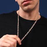 Rudraveerya 925 Sterling Silver Rudraksha Chain for Men