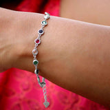 Sparkling Colors 925 Sterling silver bracelet for women