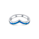 Dharani Sterling Silver Ring for women- Blue Opal