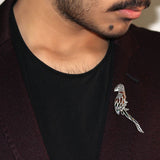 Miththu Miya 925 Sterling Silver Brooch for Men