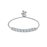 Shimmery Drops 925 Sterling Silver Bracelet for women