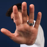 Kyros 925 Sterling Silver Band for Men