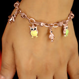 Owl and Penguin Quirky Bracelet