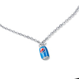 Pepsi Love Charm Sterling Silver Bracelet for Babies
