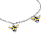 Buzzy Honeybee Sterling Silver Bracelet for Babies