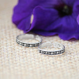 Disha 925 Sterling Silver Toe Rings for women
