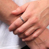 Jazzy Silver Band for Men
