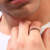 Jazzy Silver Band for Men