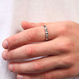 Jazzy Silver Band for Men