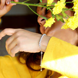 Magical Silver Bead Bracelet for Women